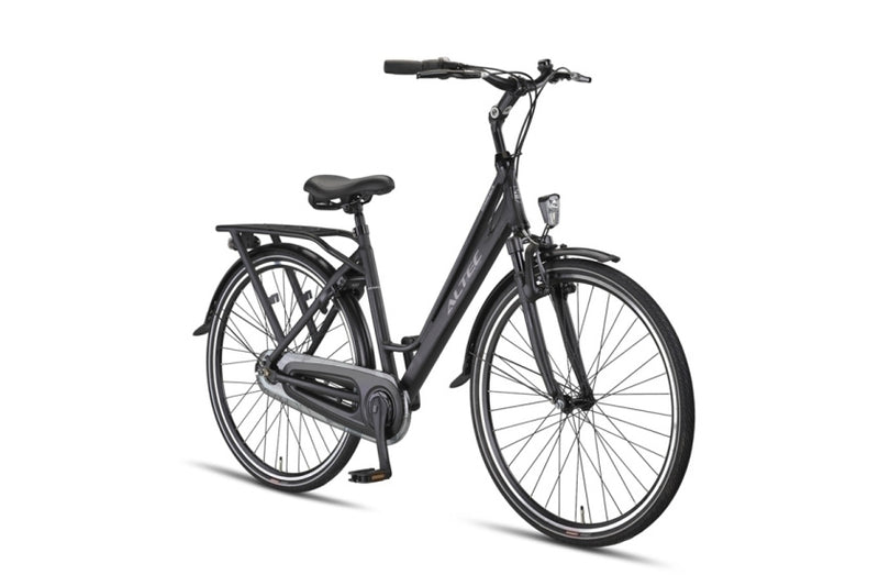 Load image into Gallery viewer, Axa omega 28 inch 50 cm dames 7v rollerbrake matzwart