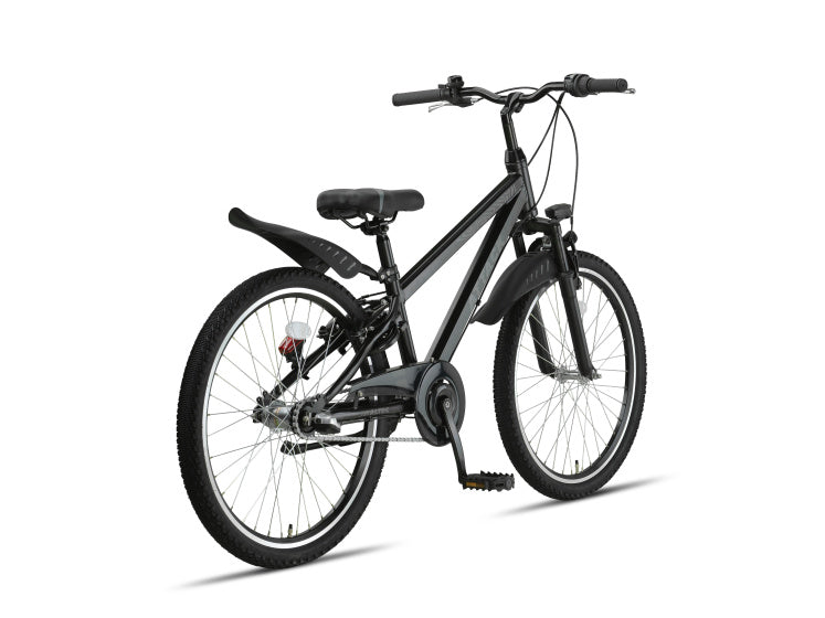 Chargez l'image dans la visionneuse de la galerie, Altec attack mtb 24 inch jongens 3v v-brakes zwart