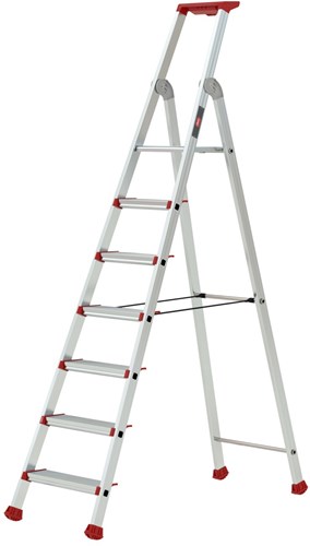 Afbeelding laden in galerijviewer, Altrex 503897 nimba enkel oploopbare trap | 7-treeds - 503897