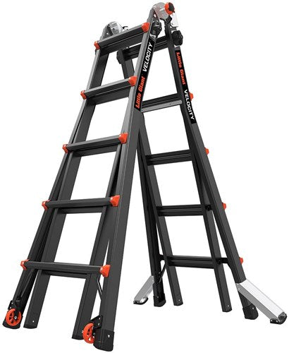Afbeelding laden in galerijviewer, Altrex vouwladder velocity black pro 4x5 503945