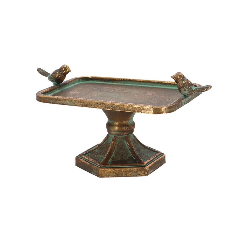 Cargue la imagen en el visor de la galería, Esschert design aged metal vogelbad m