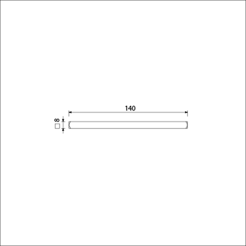 Afbeelding laden in galerijviewer, Ami vierkant stift 8x140 mm - 900461