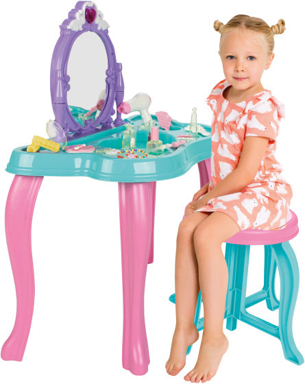 Load image into Gallery viewer, Pilsan Make-up tafel lichten geluidseffecten paars