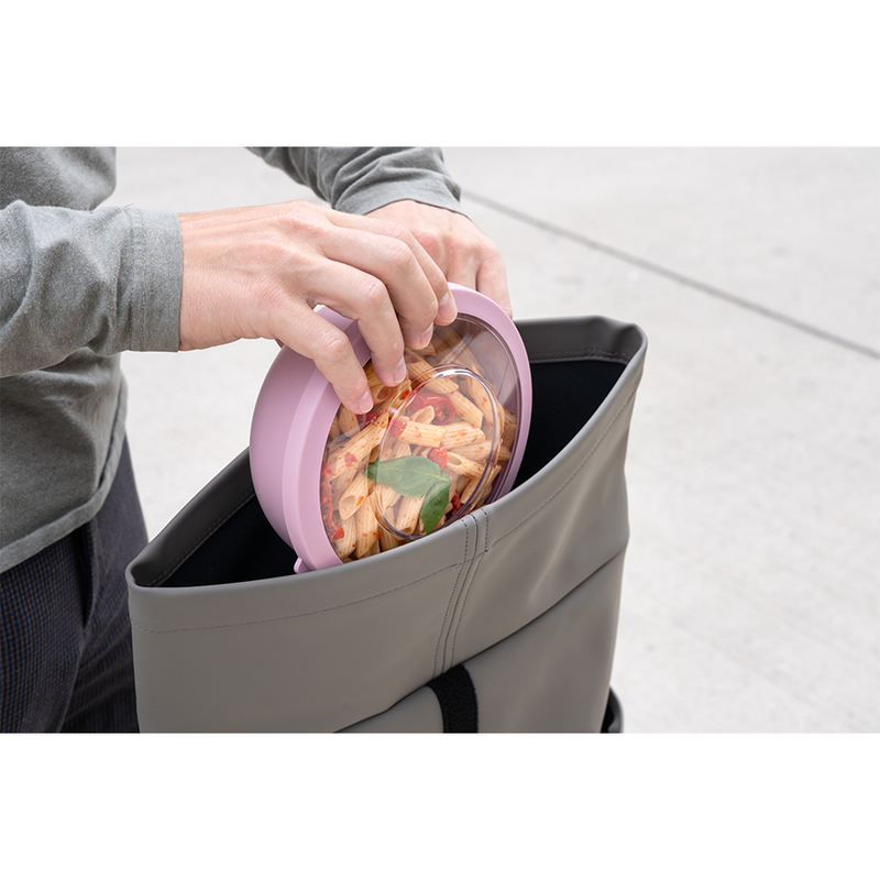 Load image into Gallery viewer, Amuse life lunch bowl met deksel roze 1000ml