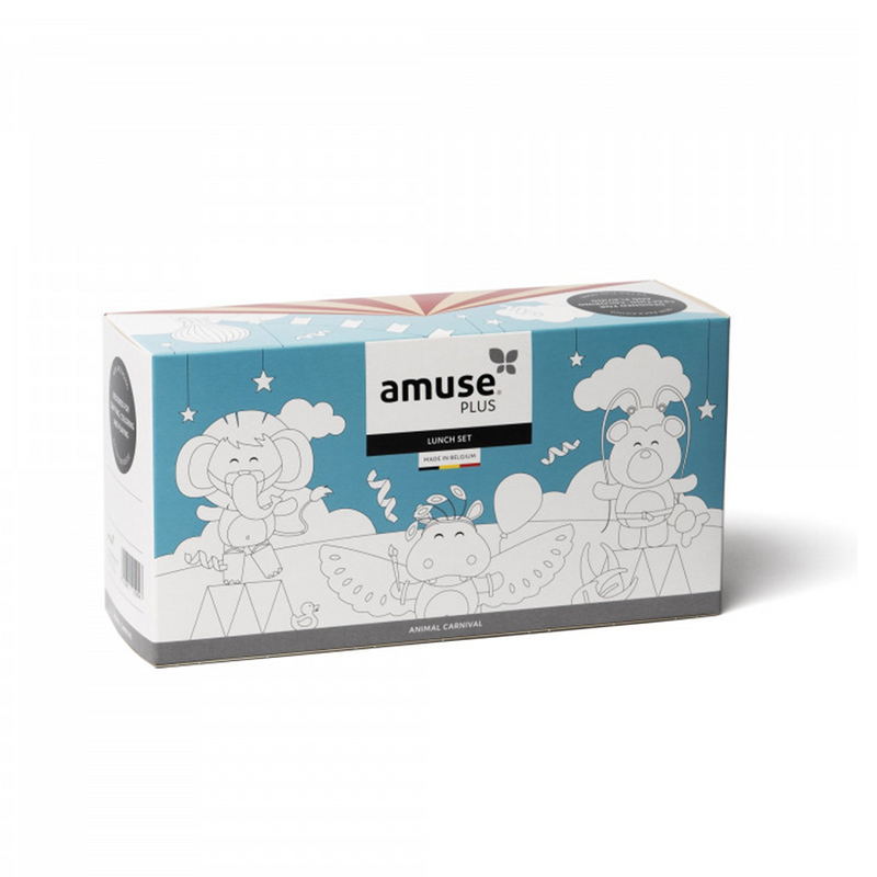 Load image into Gallery viewer, Amuse lunch set animal carnival hippo