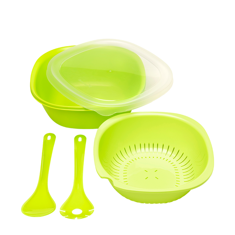Load image into Gallery viewer, Pic amuse saladeset groen 5-delig