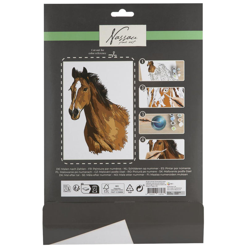 ギャラリービューアに画像をロードする, Schilderen op nummer paard