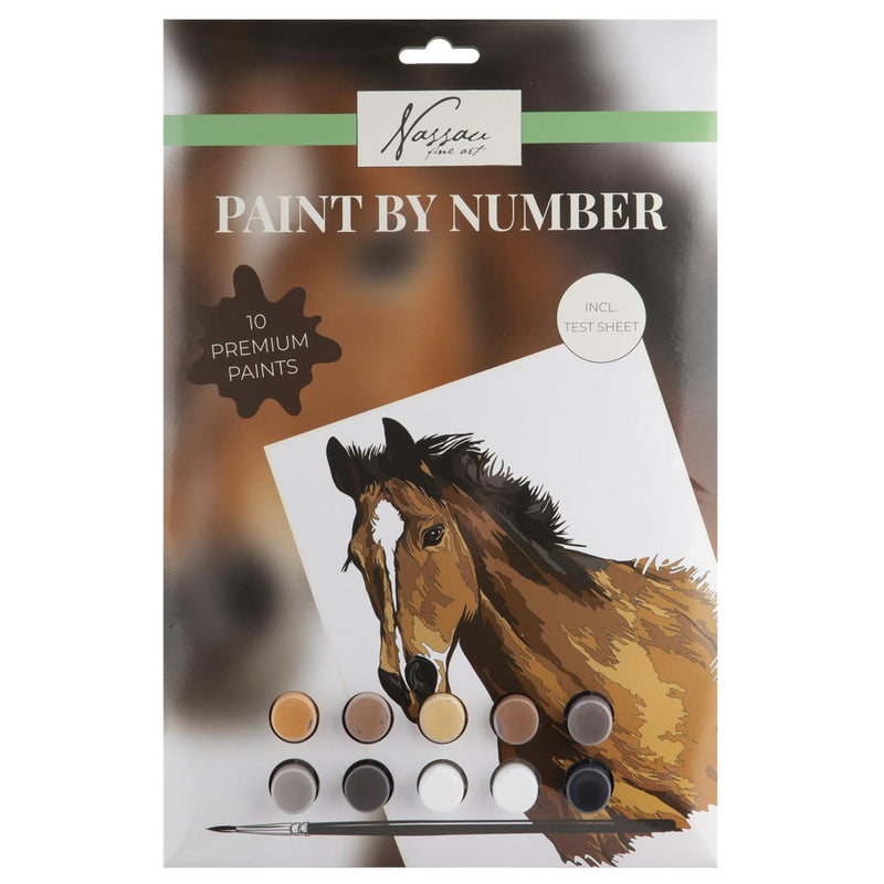 ギャラリービューアに画像をロードする, Schilderen op nummer paard