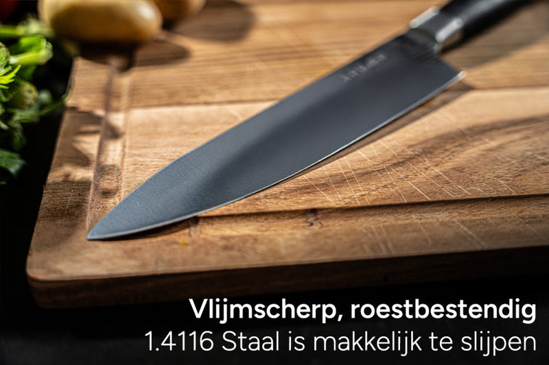 Load image into Gallery viewer, Arbaer messenset met magnetisch blok 6-delig handvatten in geschenkdoos