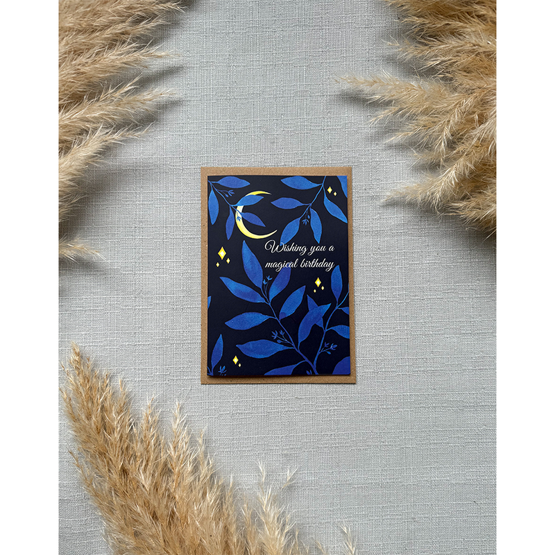 Afbeelding laden in galerijviewer, Art by andu wenskaart magical birthday