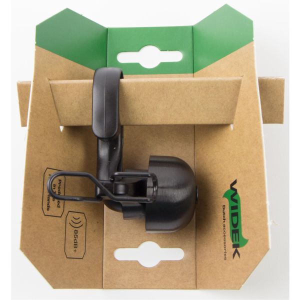 Afbeelding laden in galerijviewer, Widek bel met beugel e-bike pvd-coated zwart