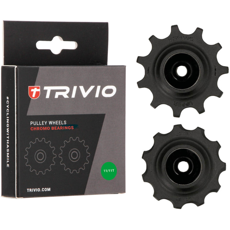 Load image into Gallery viewer, Trivio - derailleurwieltjes 11 11t chromo lagers