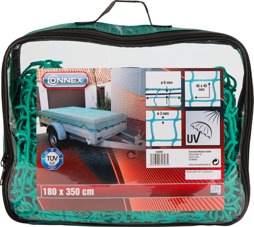 Afbeelding laden in galerijviewer, Connex veiligheidsnet aanhangwagen 3.5x1.8 - b34069
