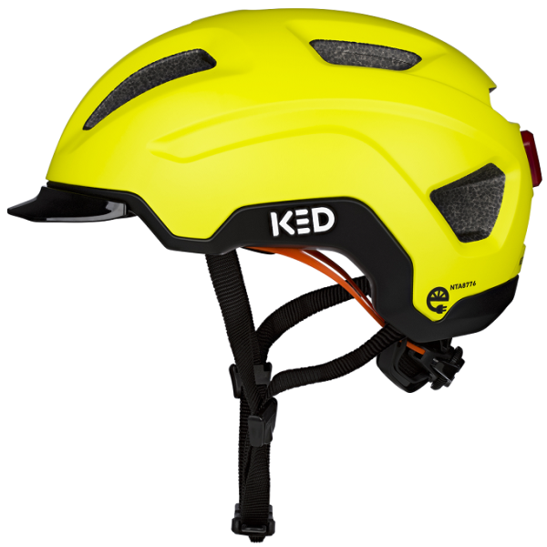 Load image into Gallery viewer, Ked fietshelm pedalon l (59-63cm) - mat geel