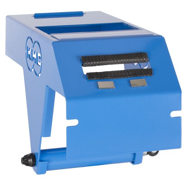 Load image into Gallery viewer, KMC Fietskettingrolhouder - Blauw - 1 haspel - Werkplaats