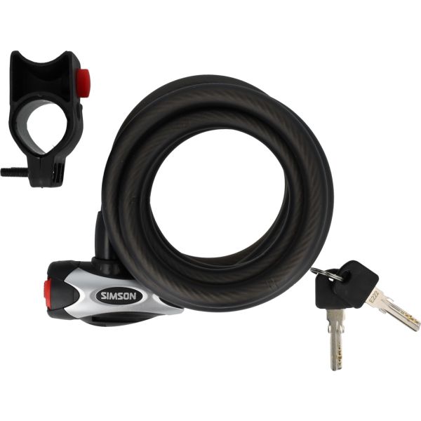 Cargue la imagen en el visor de la galería, Simson spiraalkabelslot pro size xxl - 12mm x 180cm