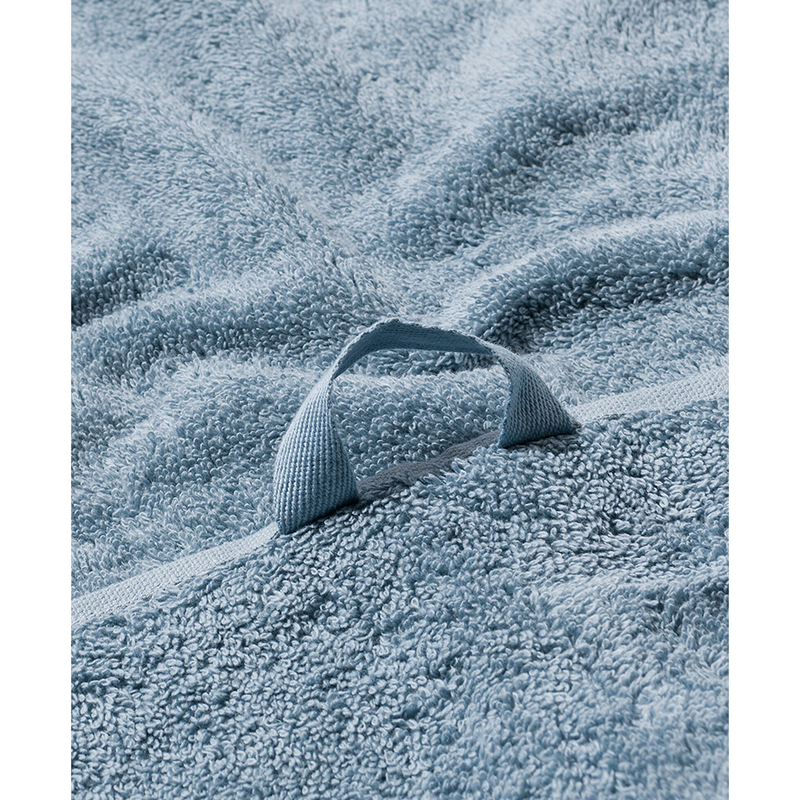 Cargue la imagen en el visor de la galería, Badhanddoek ijsblauw 60x110cm 2 stuks