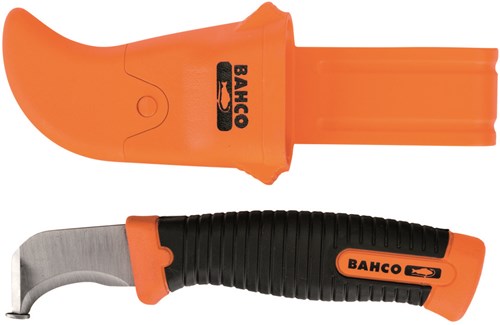 Afbeelding laden in galerijviewer, Bahco elektriciensmes | met geleider | 160 mm - 2446-el-help