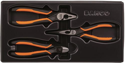 Afbeelding laden in galerijviewer, Bahco gereedschapsset ergo™ | combinatietang | zijsnijtang | punttang - 3-delig - 9897g 3