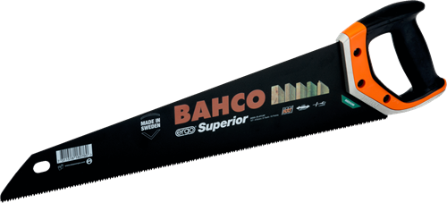 Afbeelding laden in galerijviewer, Bahco handzaag met rubberinleg in grip. dubbel getand 22 hardpoint