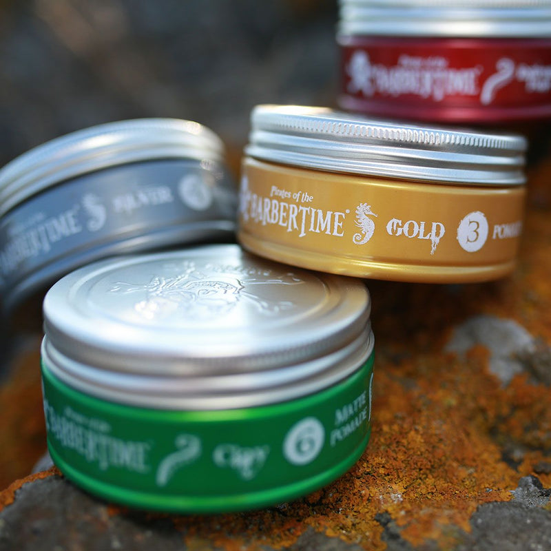 Load image into Gallery viewer, Barbertime gold pomade 150ml