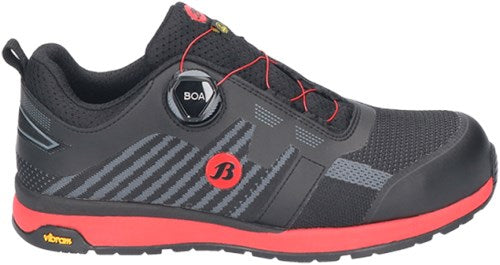 Cargue la imagen en el visor de la galería, Bata werkschoen radiance vibe s3 boa | zwart rood | maat 41 - 8712843696976