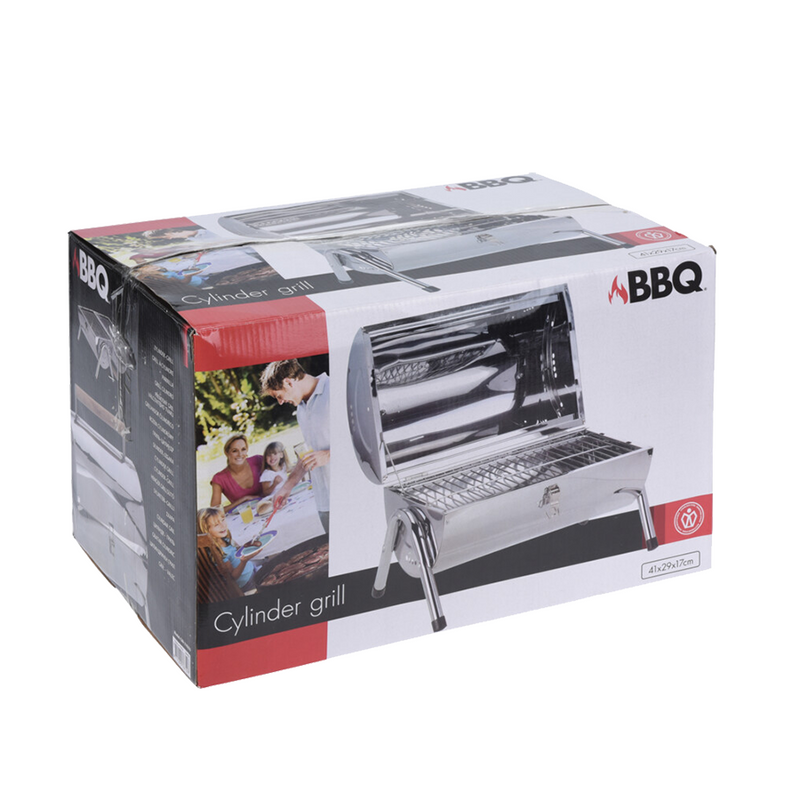 Chargez l'image dans la visionneuse de la galerie, Bbq barbecue cylinder rvs 41x29x17cm