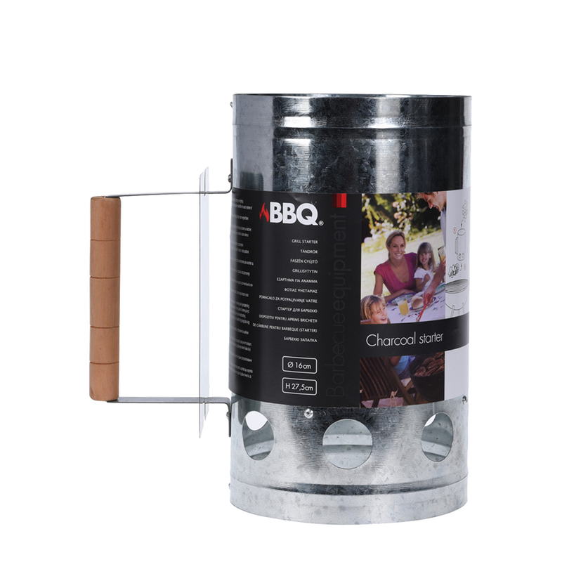 Afbeelding laden in galerijviewer, Bbq barbecue houtskoolstarter ø16x27,5cm