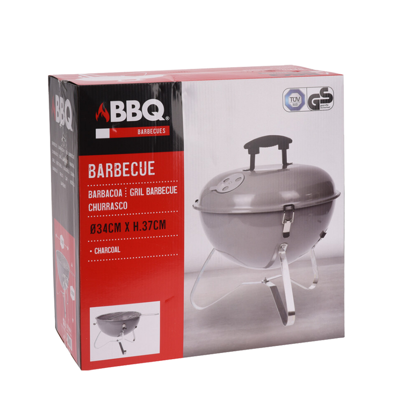 Afbeelding laden in galerijviewer, Pic bbq tafel barbecue rond grijs ø34cm