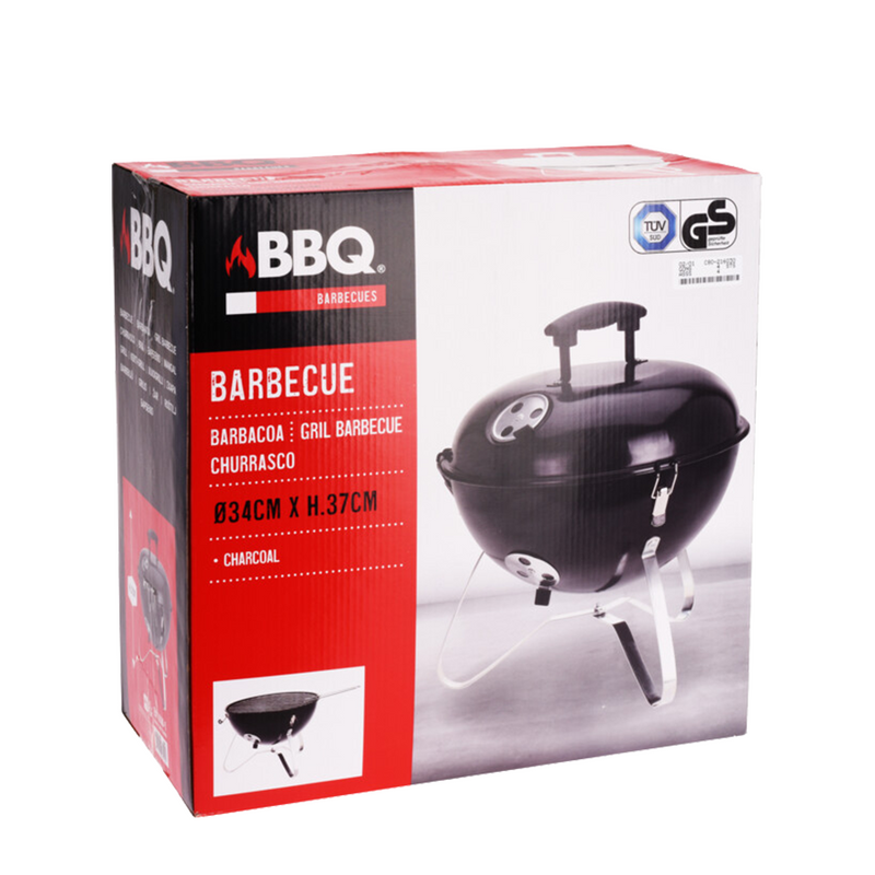Afbeelding laden in galerijviewer, Pic bbq tafel barbecue rond zwart ø34cm