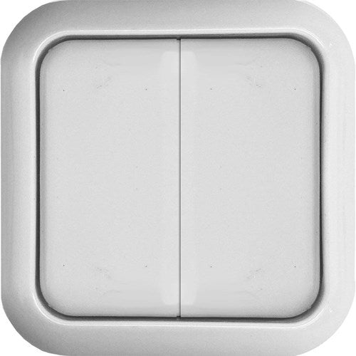 Cargue la imagen en el visor de la galería, Enzo benson opbouw schakelaar serie wit - 4650087