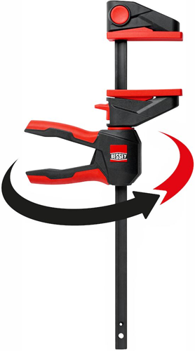 Afbeelding laden in galerijviewer, Bessey ez360 eénhandse lijmtang met draaibare handgreep | 600mm - ez360-60
