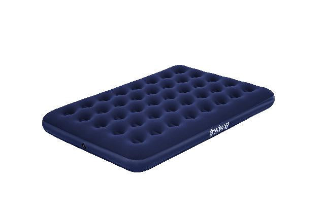Load image into Gallery viewer, Bestway Flocked 22 Full Luchtbed 191 x 137 cm Blauw
