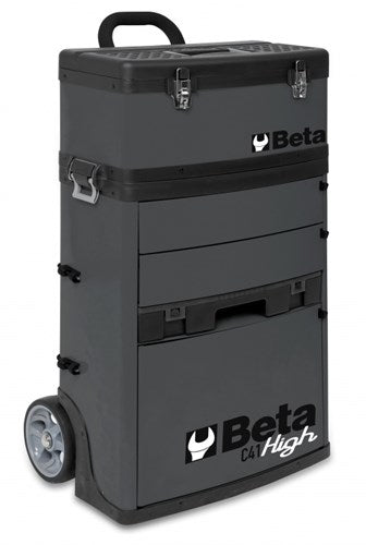 Afbeelding laden in galerijviewer, Beta c41h trolley, twee-delig grijs - 041000010