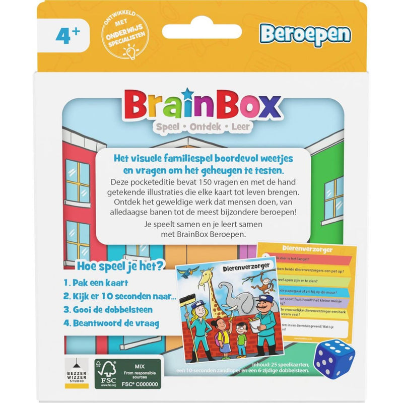 Afbeelding laden in galerijviewer, Brainbox pocket beroepen - weetjesspel