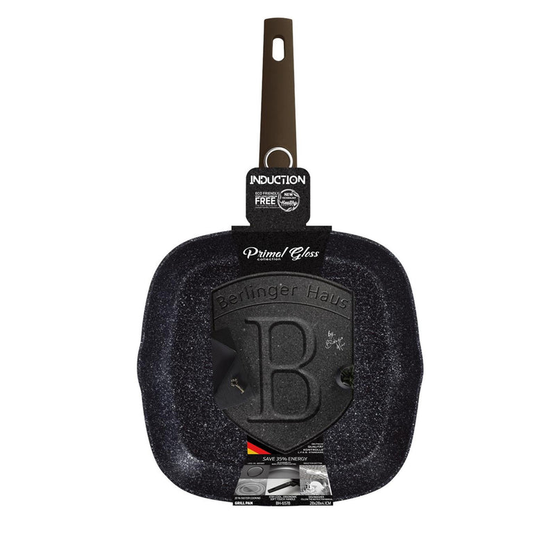 Laden Sie das Bild in Galerie -Viewer, Berlingerhaus primal gloss grillpan 28cm