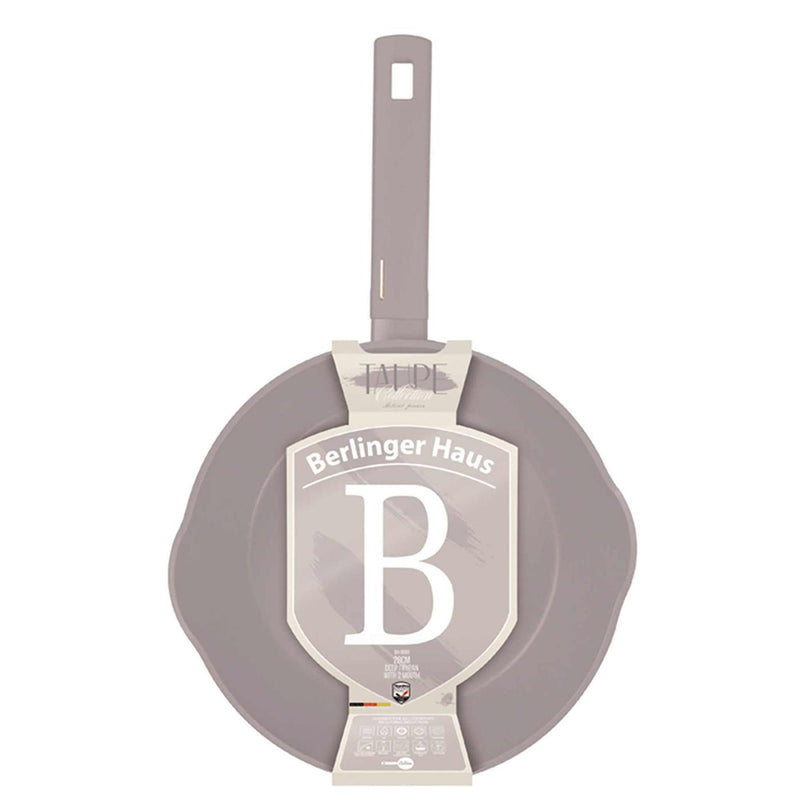 Load image into Gallery viewer, Berlingerhaus diepe koekenpan 28cm taupe