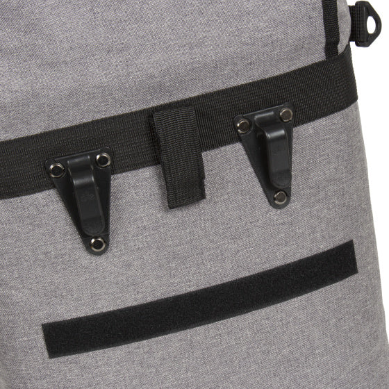 Load image into Gallery viewer, Bike drops shopper fietstas met schouderhengsel nylon 12l grijs