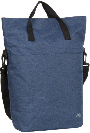 Load image into Gallery viewer, Bike drops shopper fietstas met schouderhengsel nylon 12l navy