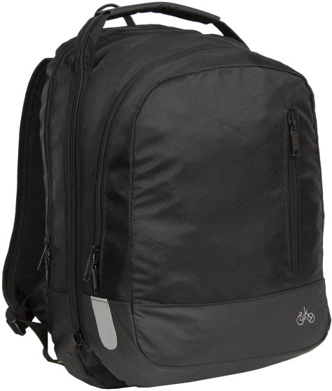 Load image into Gallery viewer, Bike wave fietsrugzak dubbele fietstas nylon 20l zwart