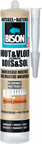 Afbeelding laden in galerijviewer, Bison hout vloer white wash koker 300 ml, voor parket, laminaat, planken, kurken, pvc, kleurvast, schuurbaar, elastisch, hoogwaardige afdichtingskit, voor voegen en opvullen