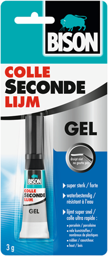 Afbeelding laden in galerijviewer, Bison secondelijm gel blister | 3 g - 1490288
