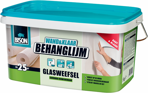 Cargue la imagen en el visor de la galería, Bison wand klaar® behanglijm glasweefsel emmer | 10 kg - 6302988
