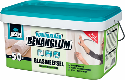 Cargue la imagen en el visor de la galería, Bison wand klaar® behanglijm glasweefsel emmer | 10 kg - 6302988