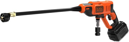 Afbeelding laden in galerijviewer, Black+decker bcpc18b-xj 18v hogedrukreiniger (oranje zwart, accu en oplader niet inbegrepen)