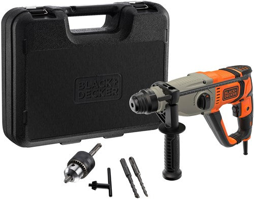 Load image into Gallery viewer, Black+decker behs02k 800w 2.2j sds+ boorhamer | in koffer - behs02k-qs