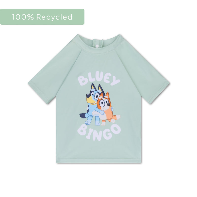Laden Sie das Bild in Galerie -Viewer, Bluey | groen uv zwemshirt met korte mouwen
