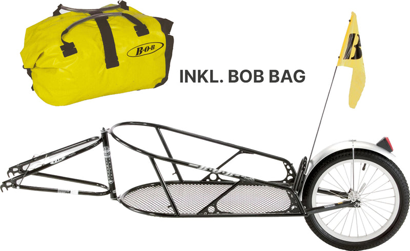 Laden Sie das Bild in Galerie -Viewer, Bob yak bicycle trailer black with bag