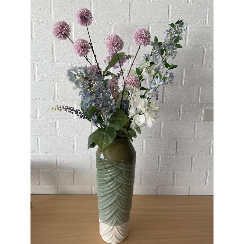 Laden Sie das Bild in Galerie -Viewer, Roberts collection kunstbloem sweet pea spray 76cm wit