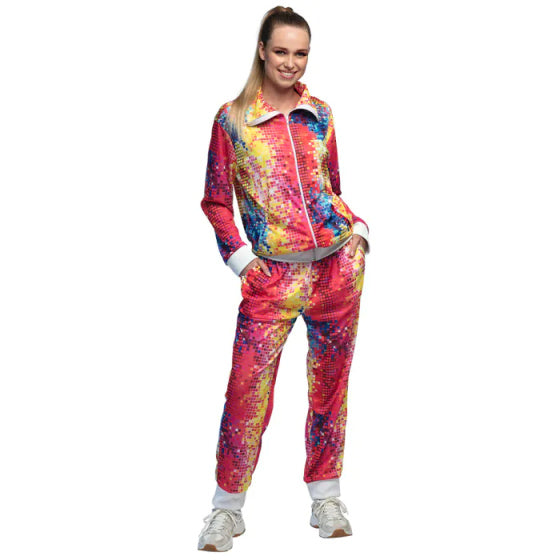 Load image into Gallery viewer, Boland Disco Babe Trainingspak Dames Multicolor maat L